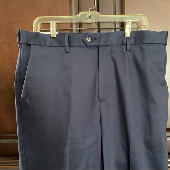 Croft & Barrow Classic-Fit Navy Blue Pants Size 34 - Picture 5 of 15